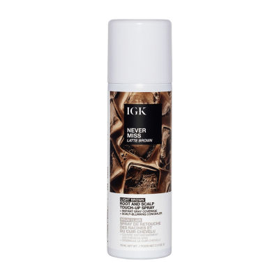 IGK Never Miss Root Spray Hair Color 2 oz One Size Brown 24$