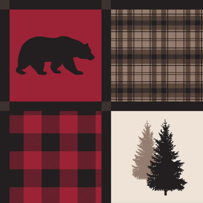 Linery Nature Mosaic Reversible Quilt Set