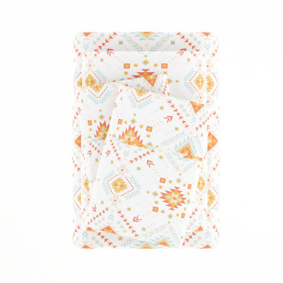 Casual Comfort Boho Pattern Deep Pocket Sheet Set