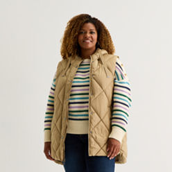 St. John's Bay Puffer Vests Coats & Jackets for Women - JCPenney