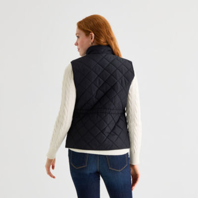 St. John's Bay Womens Midweight Quilted Vest