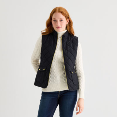 St. John's Bay Womens Midweight Quilted Vest