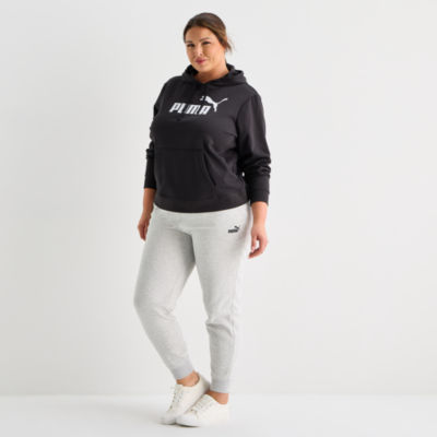 Puma Womens Essential Logo Hoodie Plus
