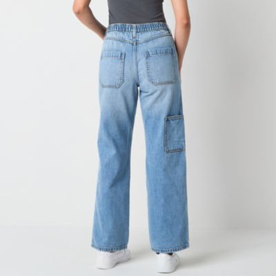 Arizona Womens Juniors Highest Rise Straight Leg Jean