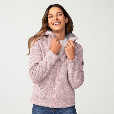 Free Country Womens Fleece Hooded Lightweight Jacket