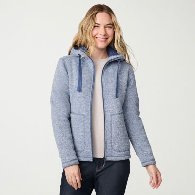Free Country Womens Fleece Hooded Lightweight Jacket