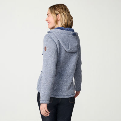 Free Country Womens Fleece Hooded Lightweight Jacket