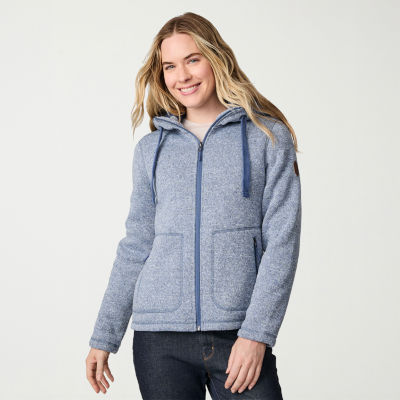 Free Country Womens Fleece Hooded Lightweight Jacket