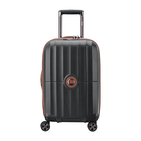 Delsey Paris St. Tropez 20 Carry-On Hardside Spinner Luggage, One Size, Black