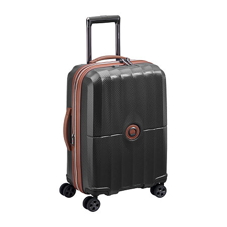 Delsey Paris St. Tropez 20 Carry-On Hardside Spinner Luggage, One Size, Black