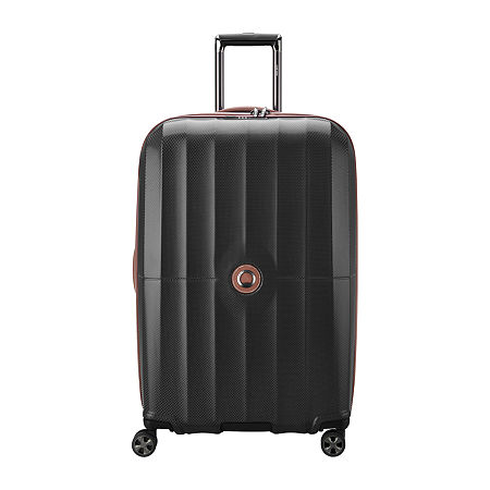 Delsey Paris St. Tropez 28 Hardside Spinner Luggage, One Size, Black