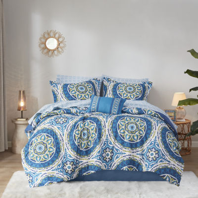 Madison Park Essentials Odisha Medallion Complete Bedding Set with