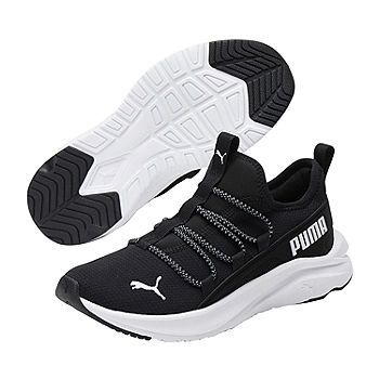 Wissen zadel graven Puma Softride One4all Big Boys Running Shoes, Color: Black White - JCPenney