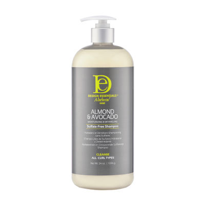 Design Essentials Natural Almond & Avocado Moisturizing and Detangling Sulfate Free Shampoo - 32 oz.