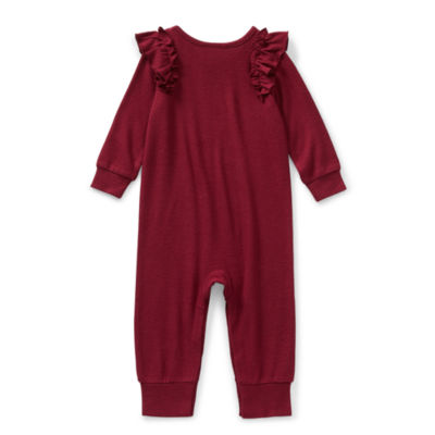 Okie Dokie Baby Girls Long Sleeve Jumpsuit