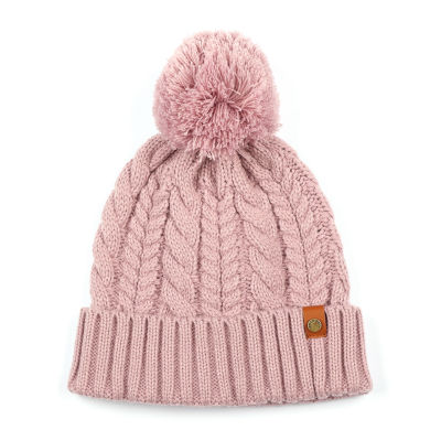 Frye and Co. Cable Knit Womens Pom Beanie