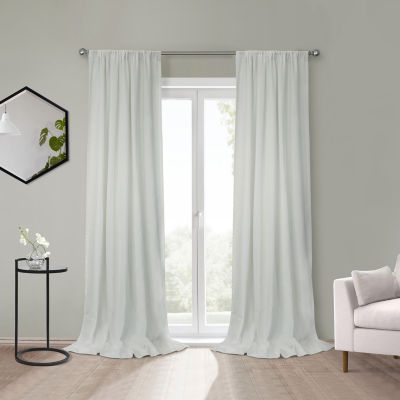 Sierra Rod Pocket Back Tab Light-Filtering Single Curtain Panel