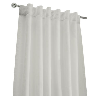 Sierra Rod Pocket Back Tab Light-Filtering Single Curtain Panel