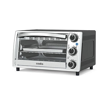  BLACK+DECKER 4-Slice Convection Oven, Stainless Steel
