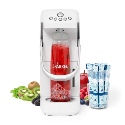 Spärkel Beverage System Sparkling Water and Soda Maker - No CO2 Tank Needed