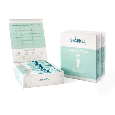 Spärkel Carbonator 90-Pack For Spärkel Beverage System Sparkling Water and Soda Maker