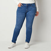 Skinny Jeans Plus Bottoms for Women - JCPenney