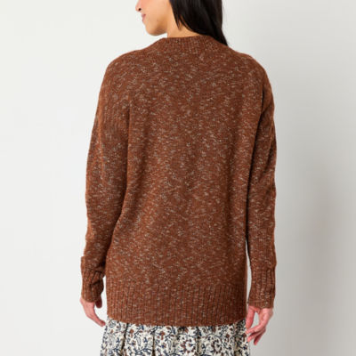 a.n.a Tall Womens Long Sleeve Open Front Cardigan