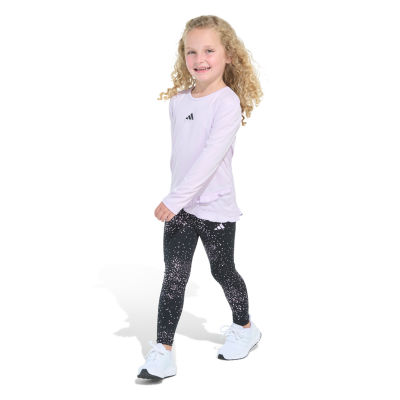 adidas Little Girls 2-pc. Legging Set