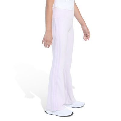 adidas Big Girls Mid Rise Flare Flat Front Pant
