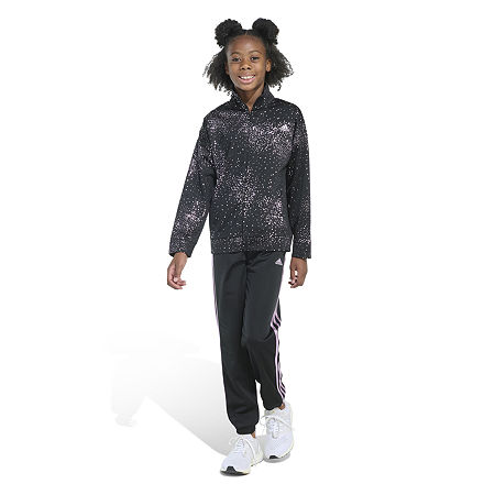 adidas Big Girls 2-pc. Pant Set, X-large (16), Black