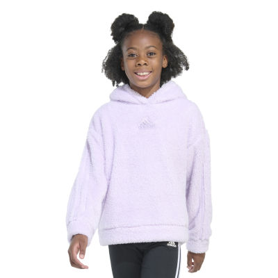 adidas Big Girls Embroidered Hoodie