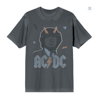 Mens Short Sleeve AC/DC Graphic T-Shirt