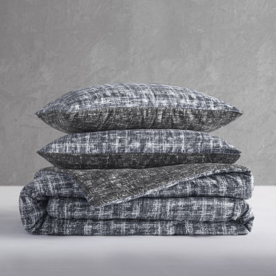 510 Design Maca Textured Printed Reversible Lightweight Comforter Set