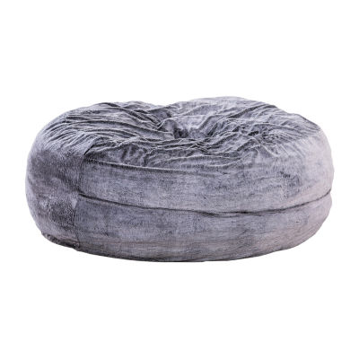 Sealy® Bala Faux Fur Memory Foam Bean Bag Chair