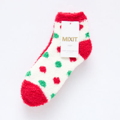 Mixit Cozy Womens 2 Pair Low Cut Socks