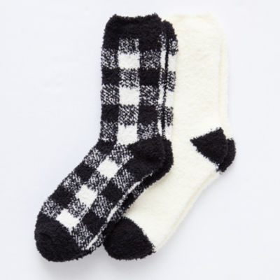 Mixit Cozy Womens 2 Pair Crew Socks