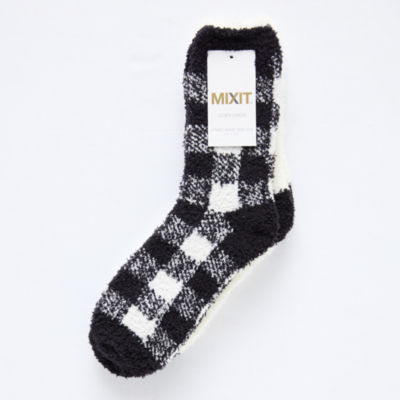 Mixit Cozy 2 Pair Crew Socks Womens