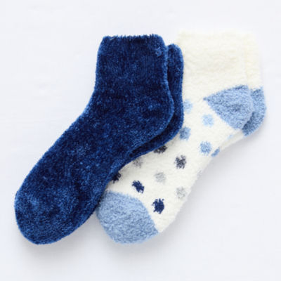 Mixit Cozy Chenille 2 Pair Low Cut Socks Womens