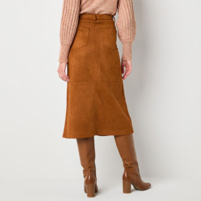 Frye and Co. Womens Midi Pencil Skirt