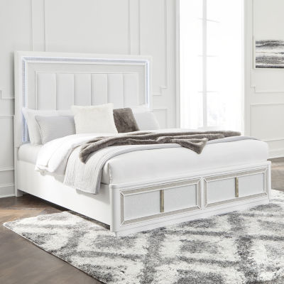 Signature Design by Ashley Chalanna King Upholstered Bed with Storage