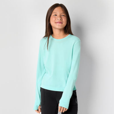 Xersion Little & Big Girls Crew Neck Long Sleeve T-Shirt