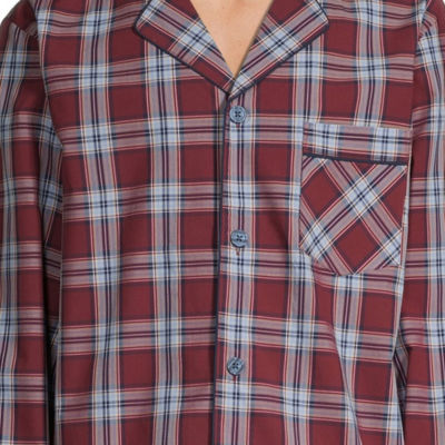 Stafford Modal Mens Long Sleeve 2-pc. Pant Pajama Set