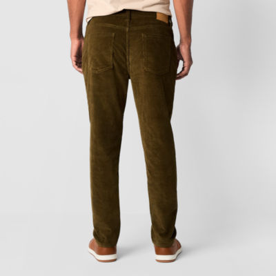 mutual weave Mens Slim Fit Corduroy Pant