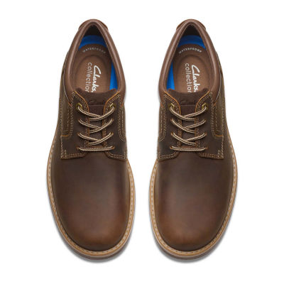 Clarks Morris Mens Closed Toe Oxford Shoes Color Brown JCPenney