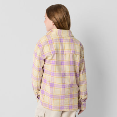 Thereabouts Little & Big Girls Ultra Lightweight Shirt Jacket