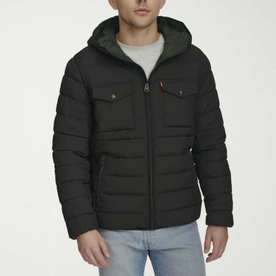 Levi's Mens Water Resistant Midweight Puffer Jacket