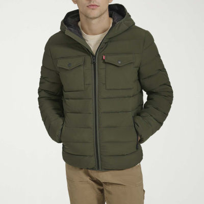 Levi's Mens Water Resistant Midweight Puffer Jacket