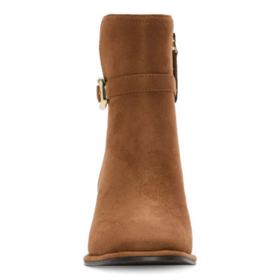 Liz Claiborne Womens Gillis Block Heel Booties