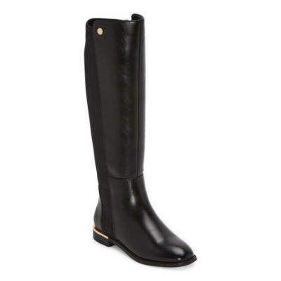 Liz Claiborne Womens Julias Flat Heel Riding Boots