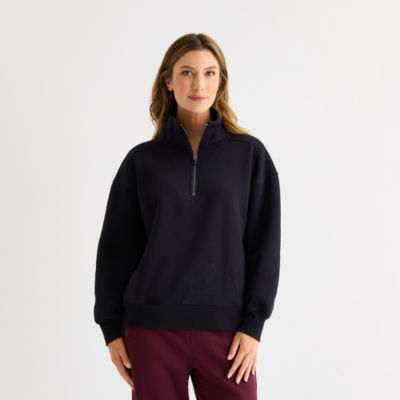 Xersion Womens Super Soft Fleece Half Zip Pullover Tall JCPenney
